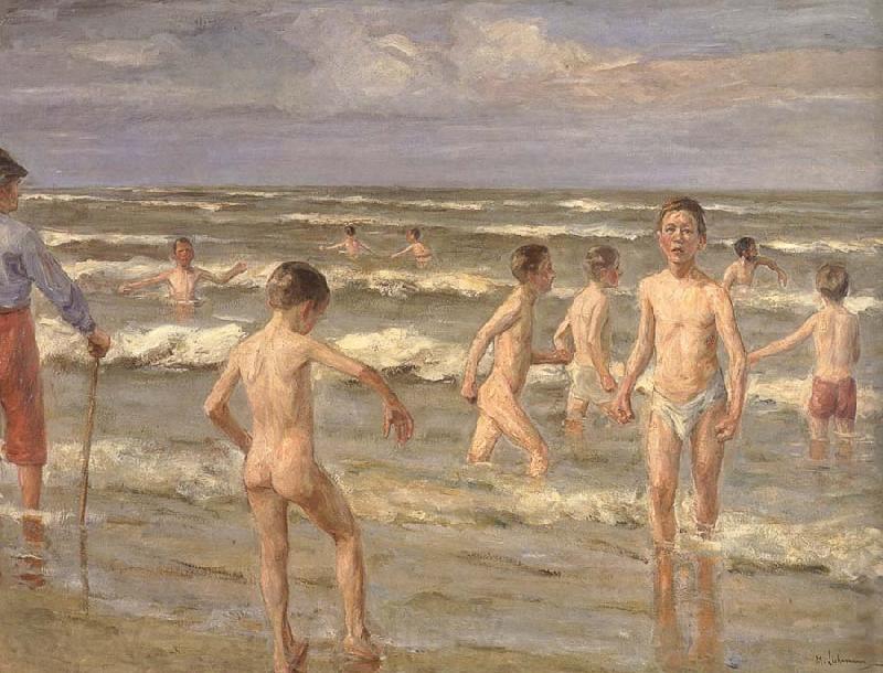 Walter Leistikow Bathing boy Spain oil painting art